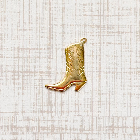 14K Gold Filled Boot Charm
