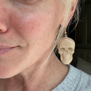 Oversized Skull Dangles