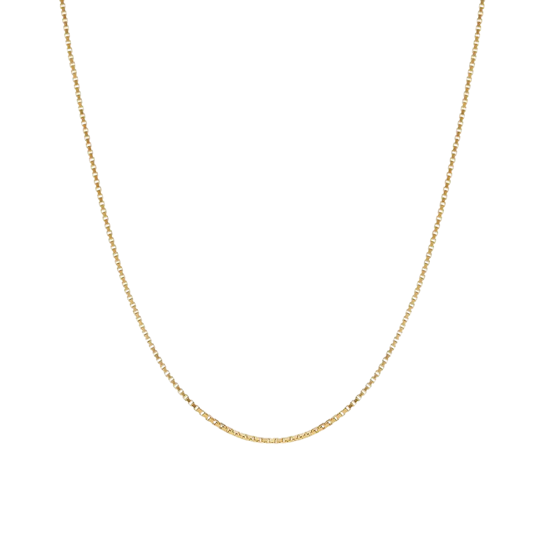 Gold Adjustable Box Necklace