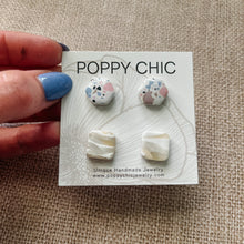 Load image into Gallery viewer, BEBE Studs- Pastel Terrazzo
