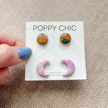 Load image into Gallery viewer, BEBE Studs- Lavender Moon
