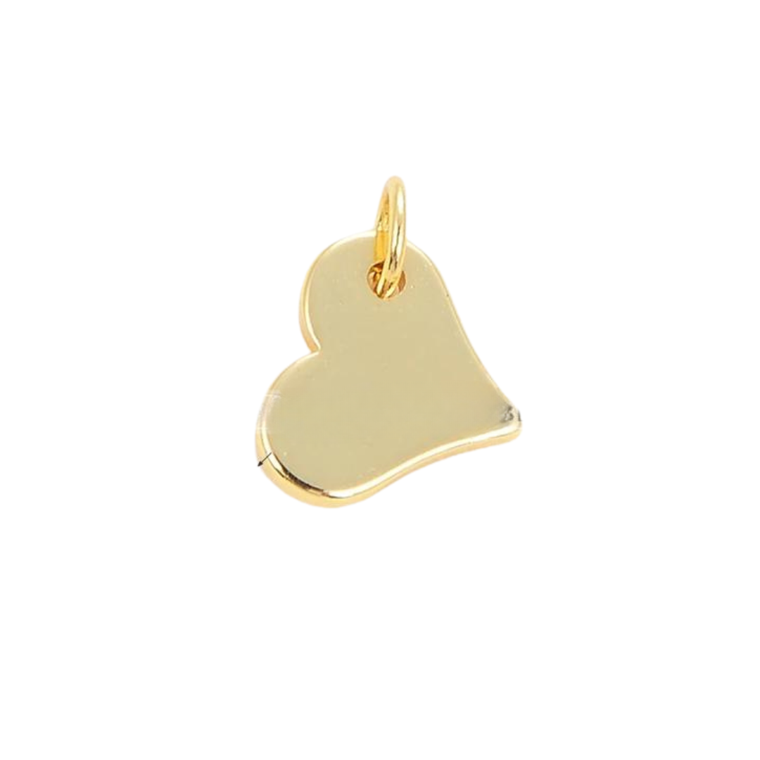 Mini Gold Heart Charm