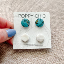Load image into Gallery viewer, BEBE Studs- Turquoise
