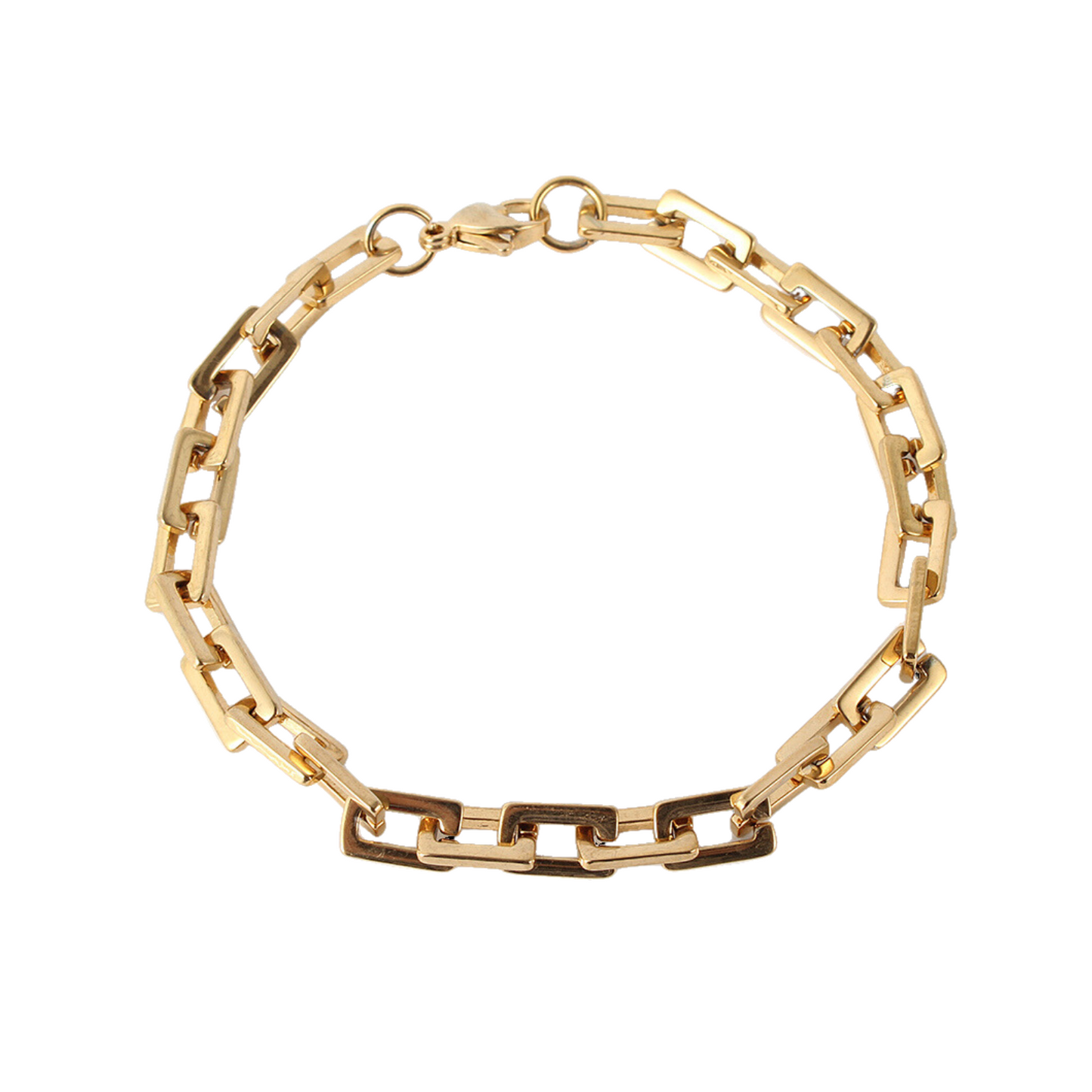 Gold Rectangle Bracelet