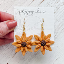 Load image into Gallery viewer, Sunflower Statement Earrings
