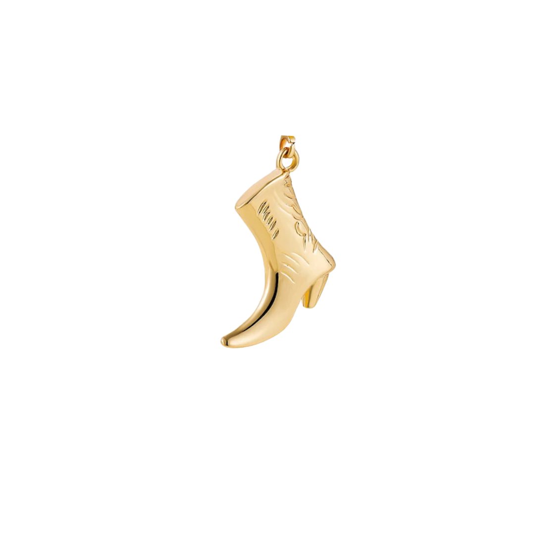 Large Gold Boot Charm