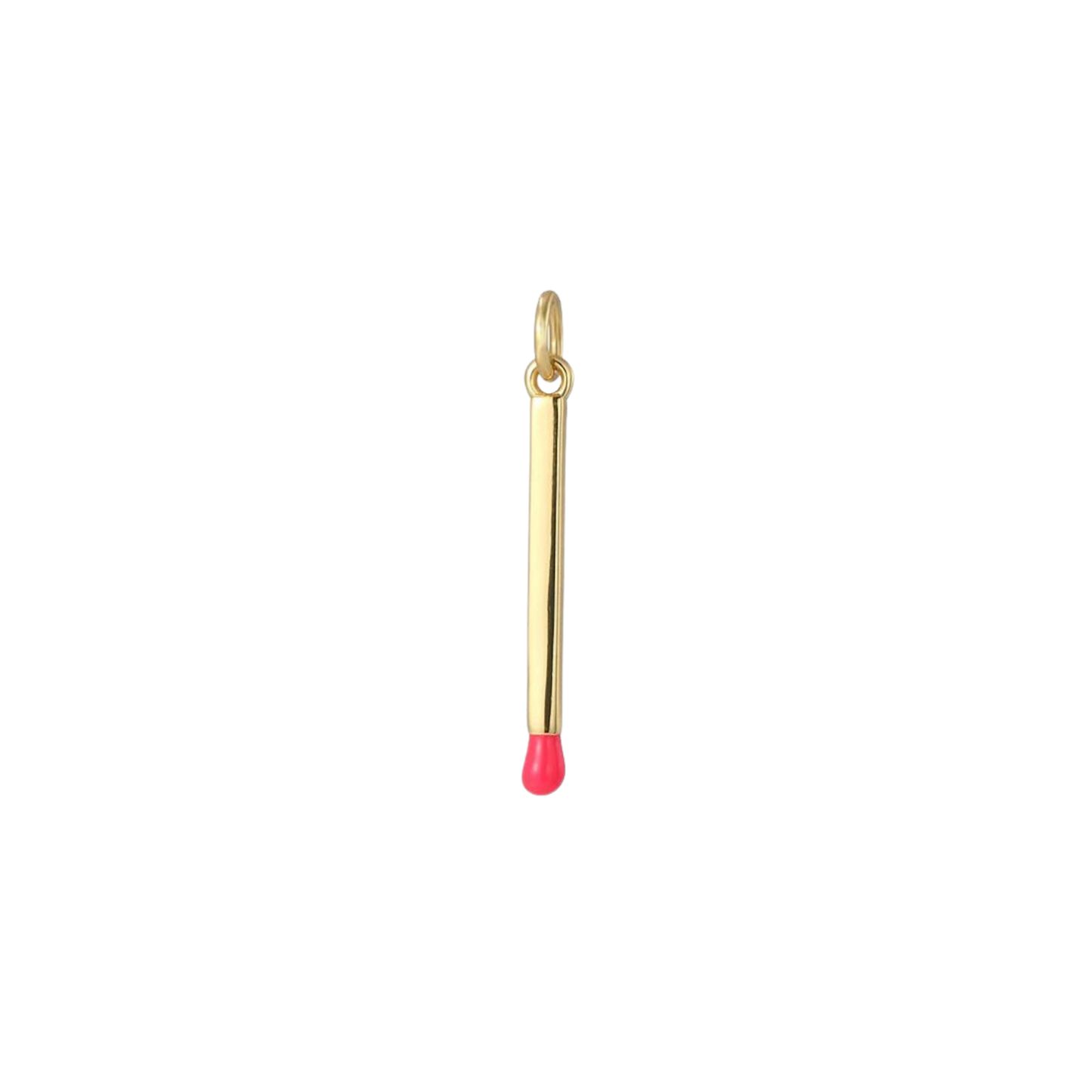 Large Pink Match Stick Charm