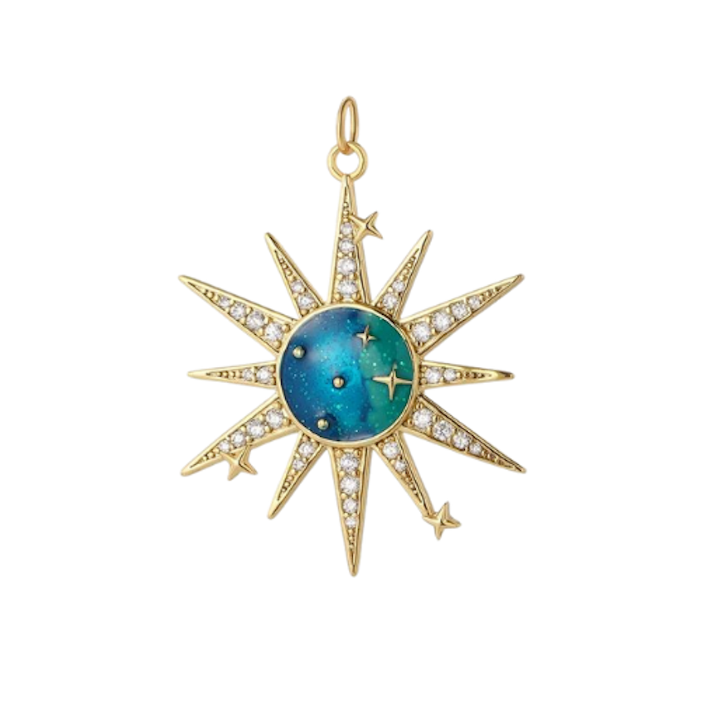 Large Star with Turquoise Charm