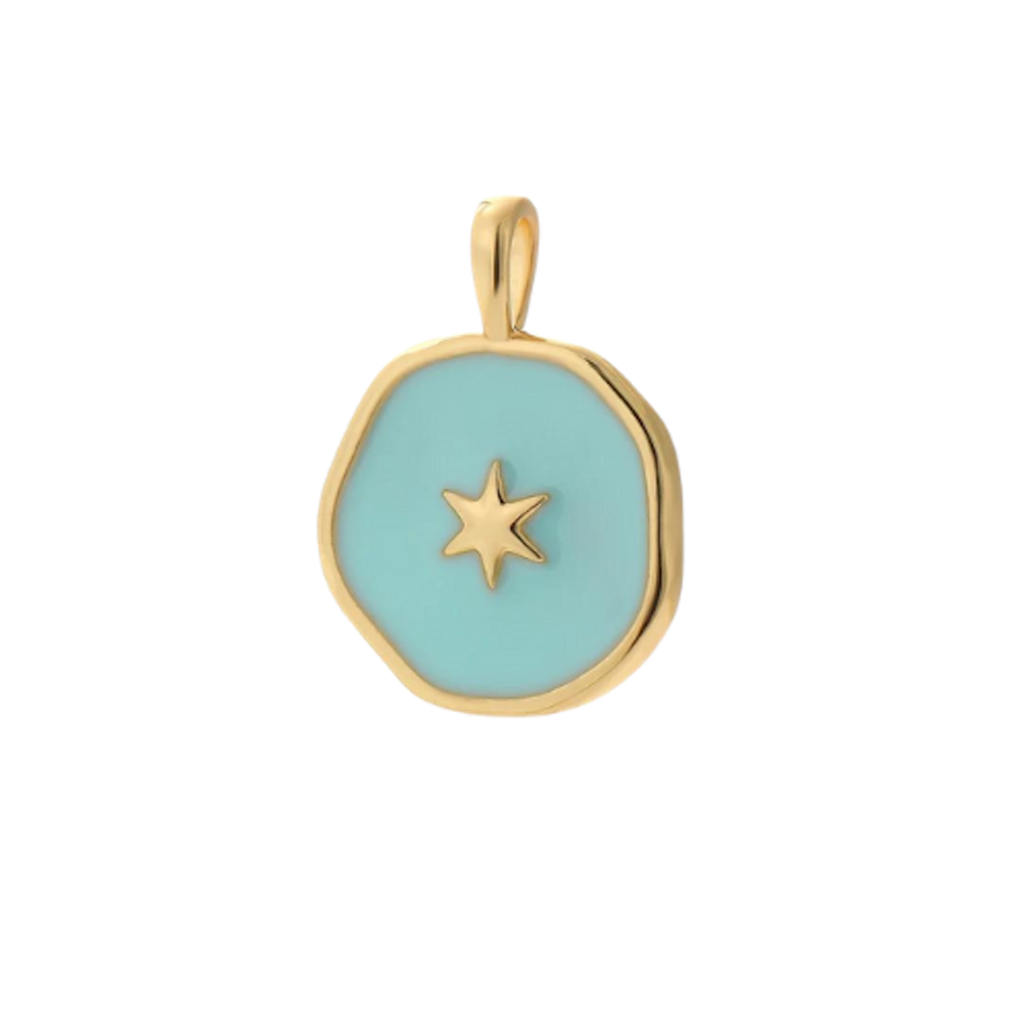 Medium Aqua Star Charm