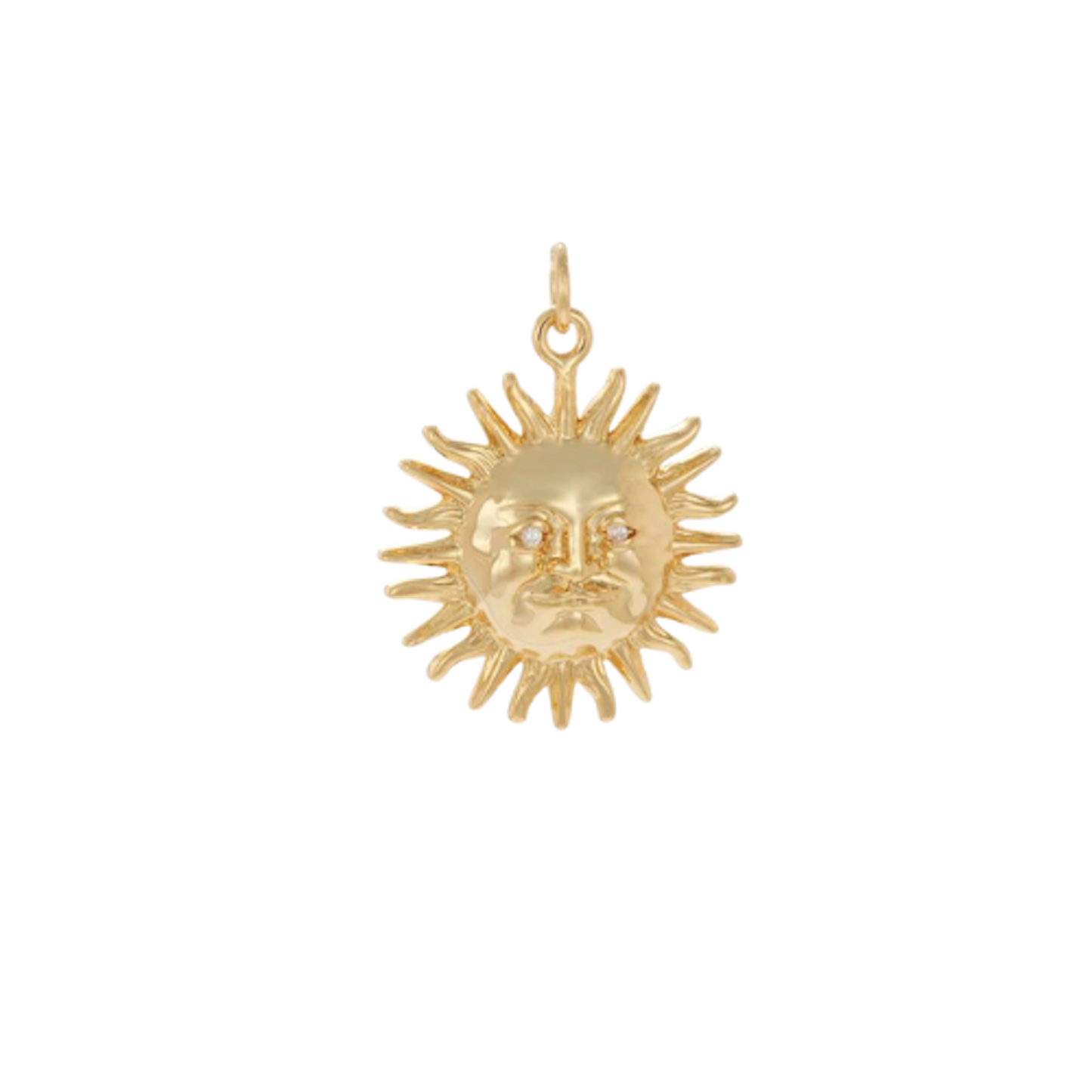 Medium Gold Sun Charm