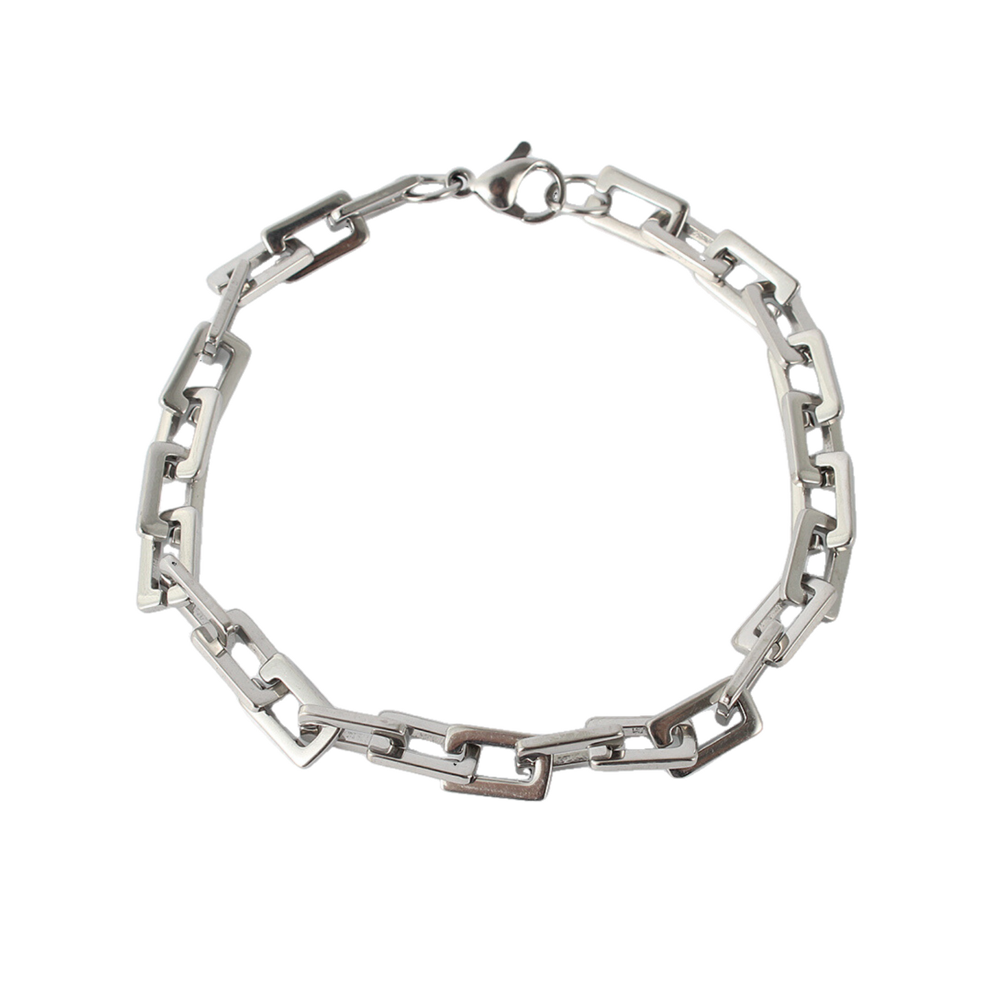 Silver Rectangle Bracelet