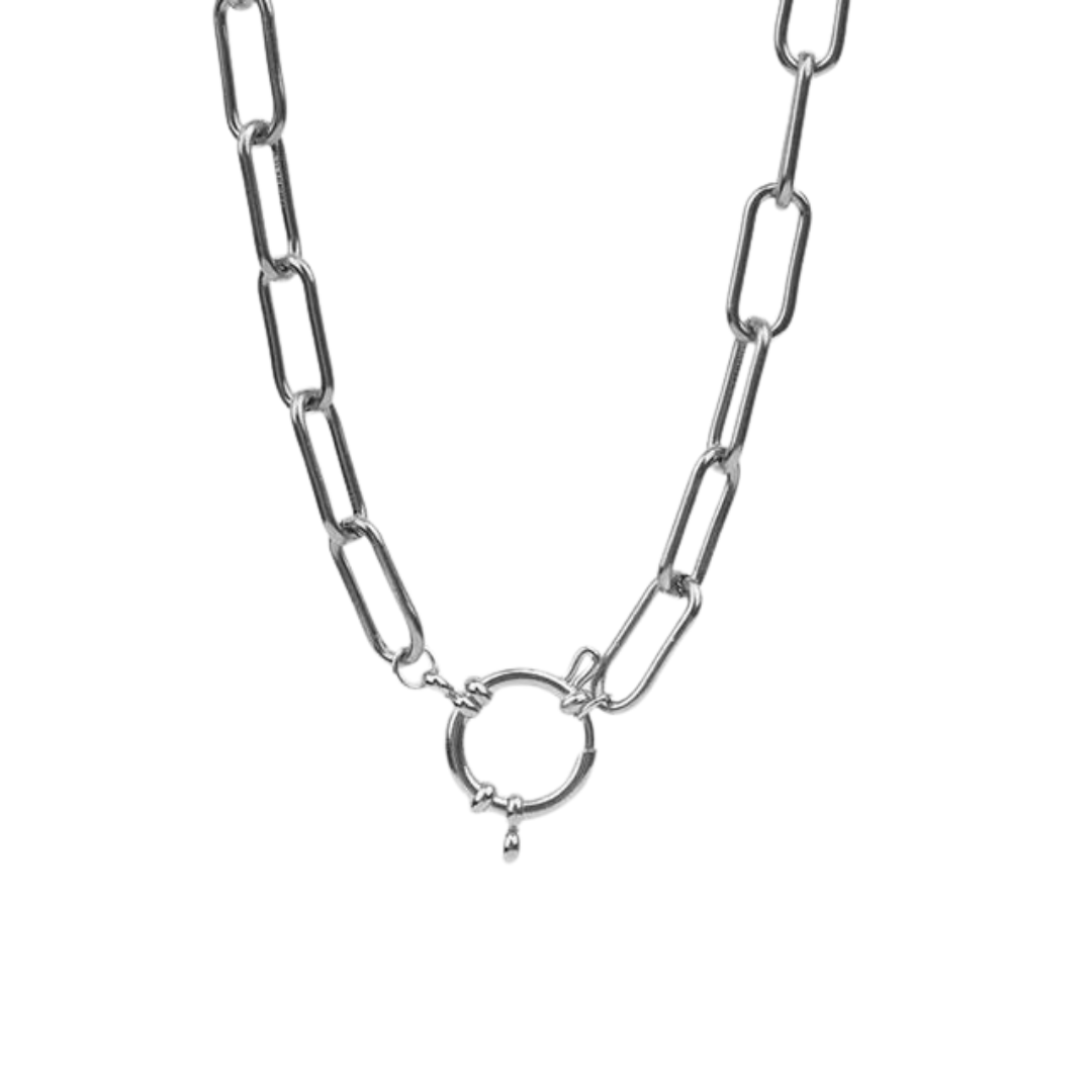 Silver Toggle Necklace