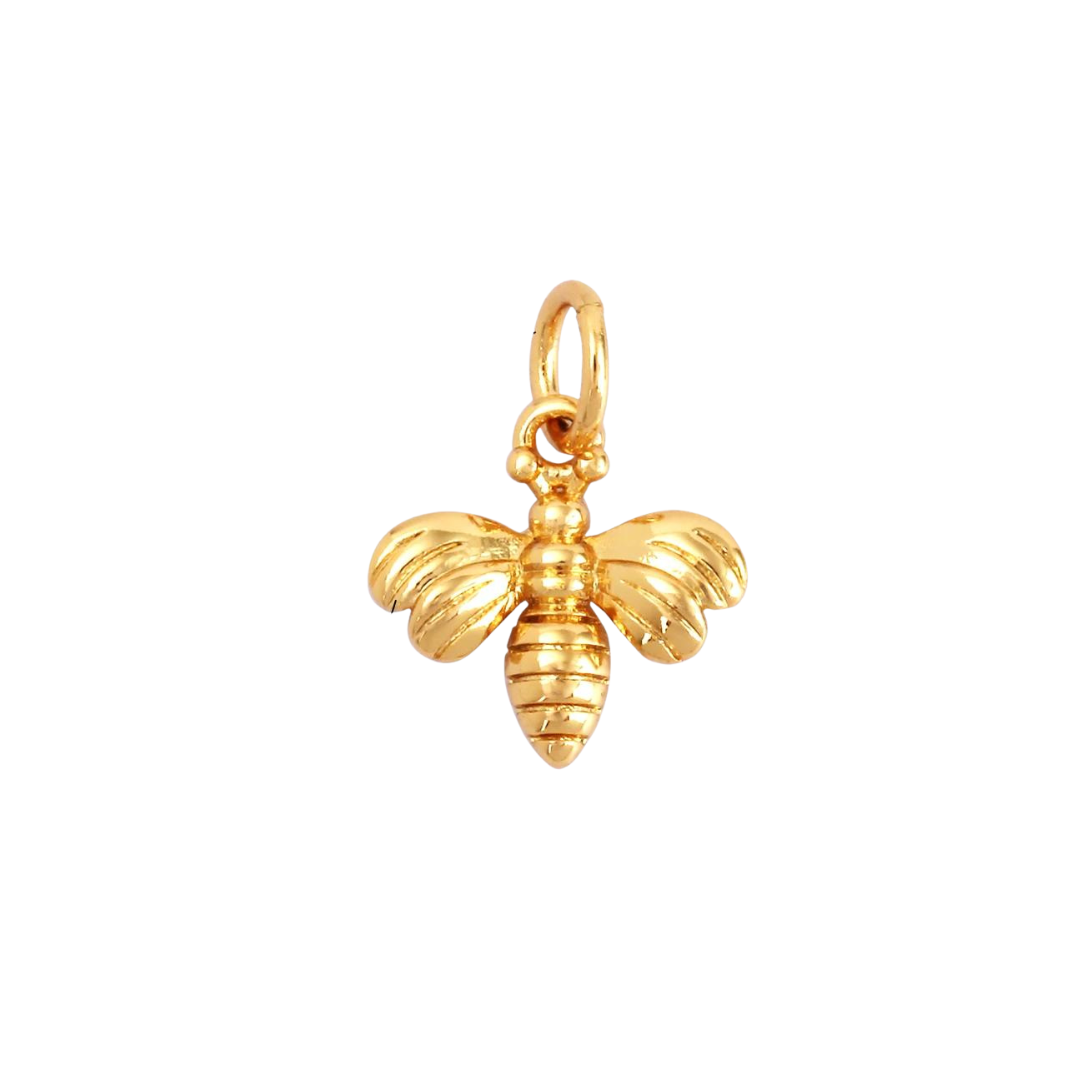 Small Gold Bumble Bee Charm