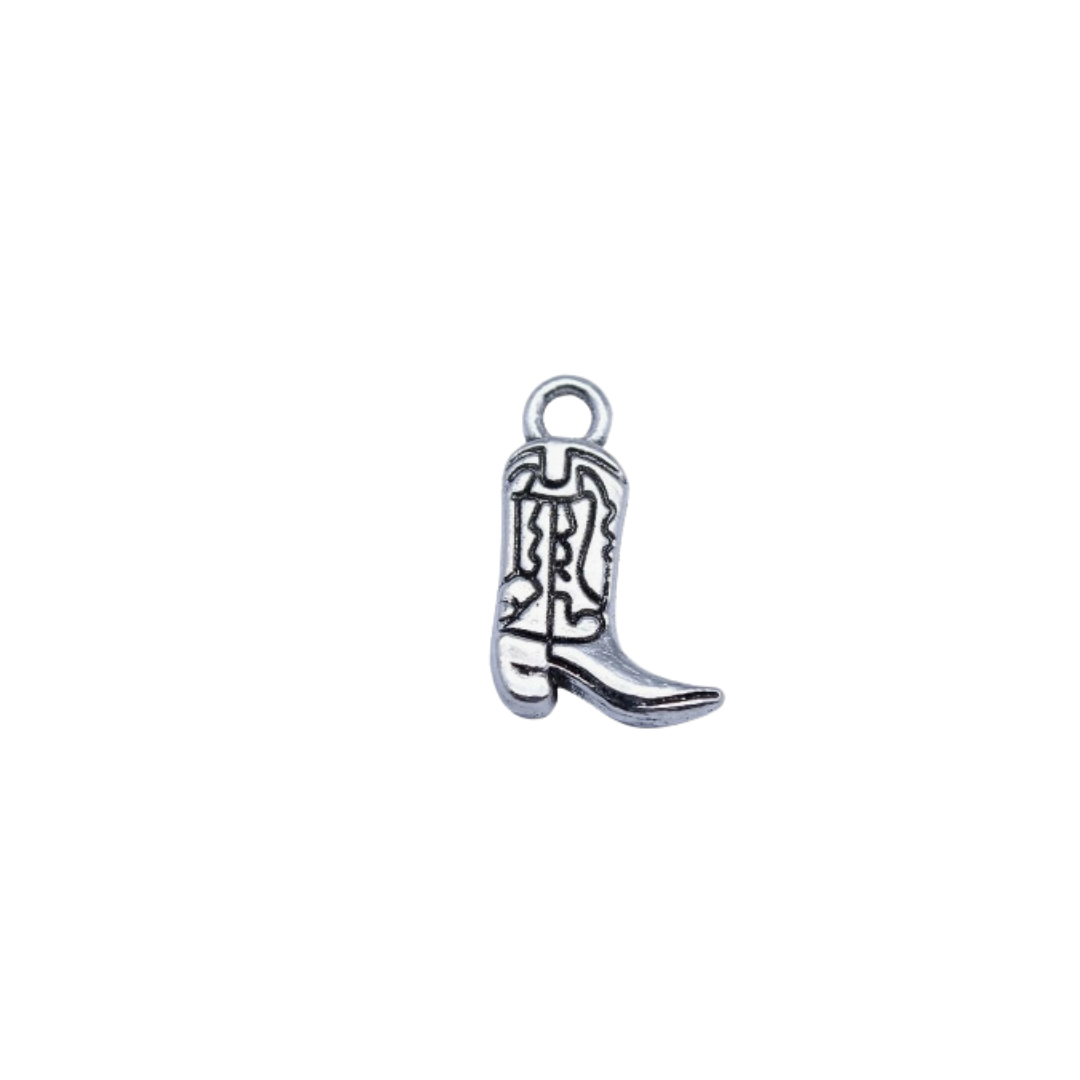 Small Silver Boot Charm