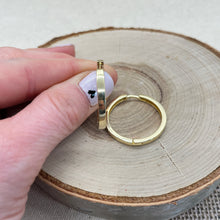 Load image into Gallery viewer, Large Flat 30 mm 18K Gold Filled Hoops
