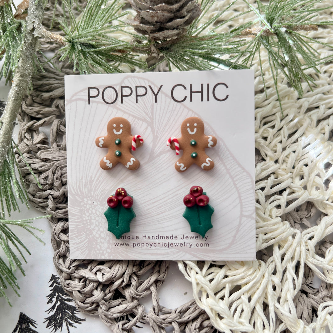 Jolly Holiday Studs